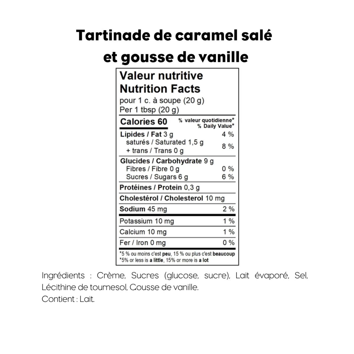 Tartinade au caramel salé