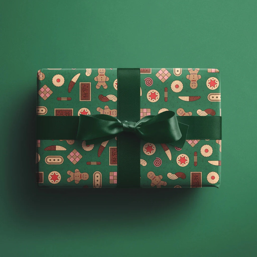 Friandises - Papier cadeau de Noël - Boutique Articho