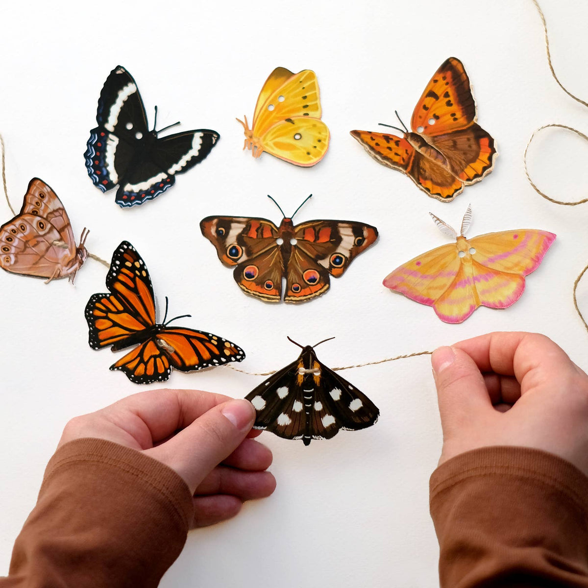 Guirlande de papillons | Kit de guirlande en papier à assembler