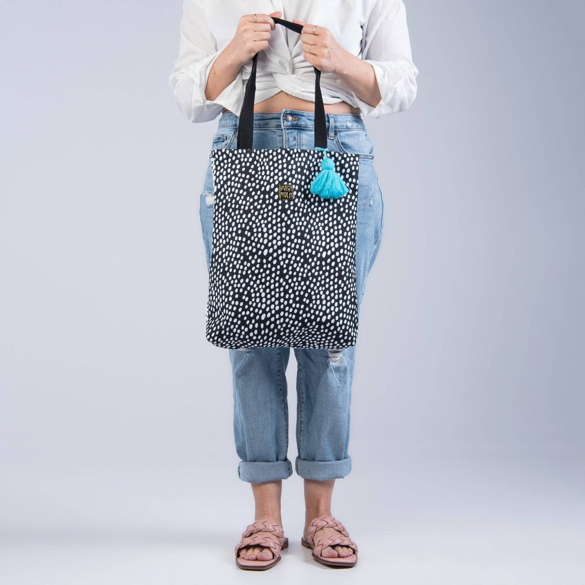 Sac fourre-tout à pois