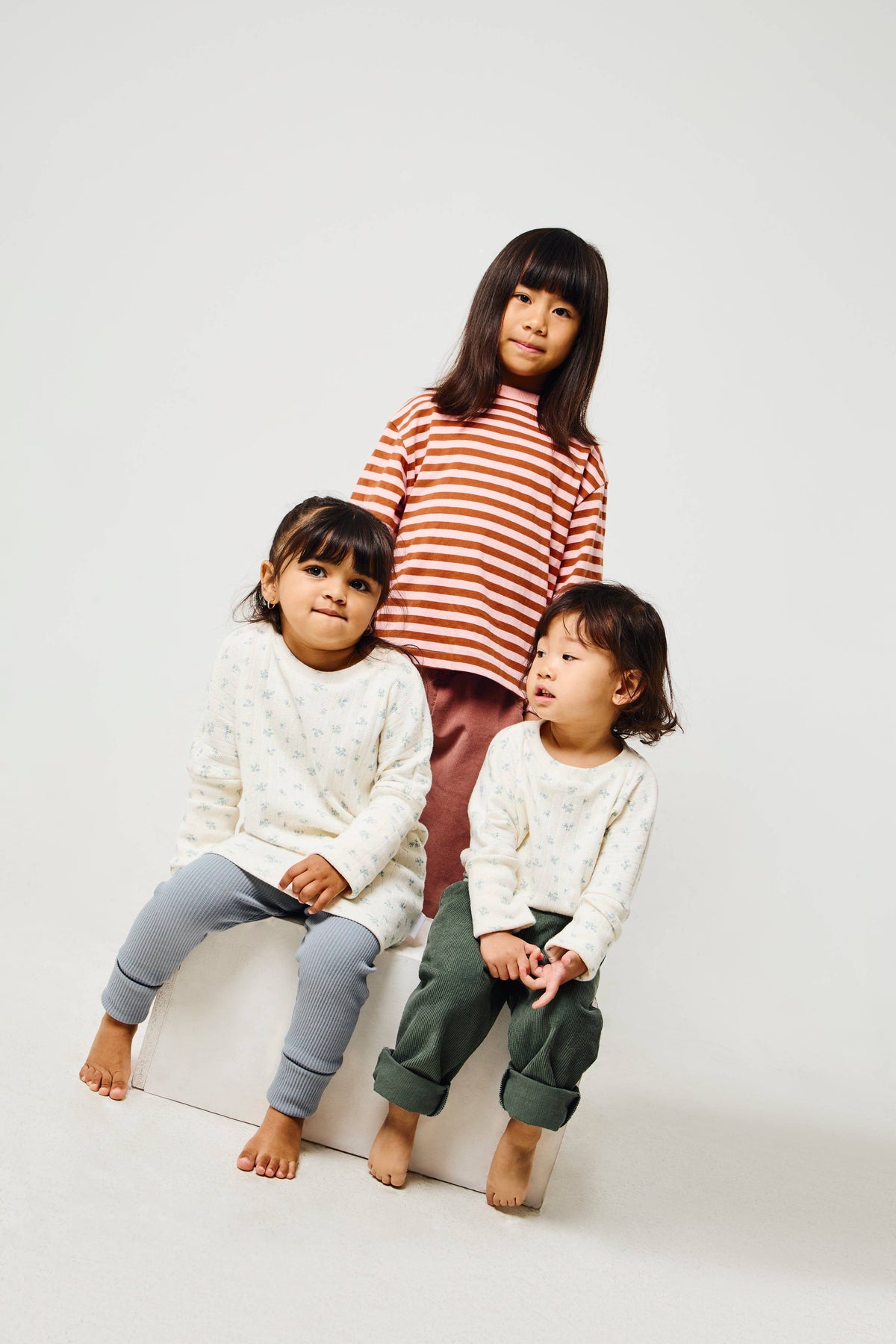 T-shirt «Grandis avec moi» | Pointelle Liberty