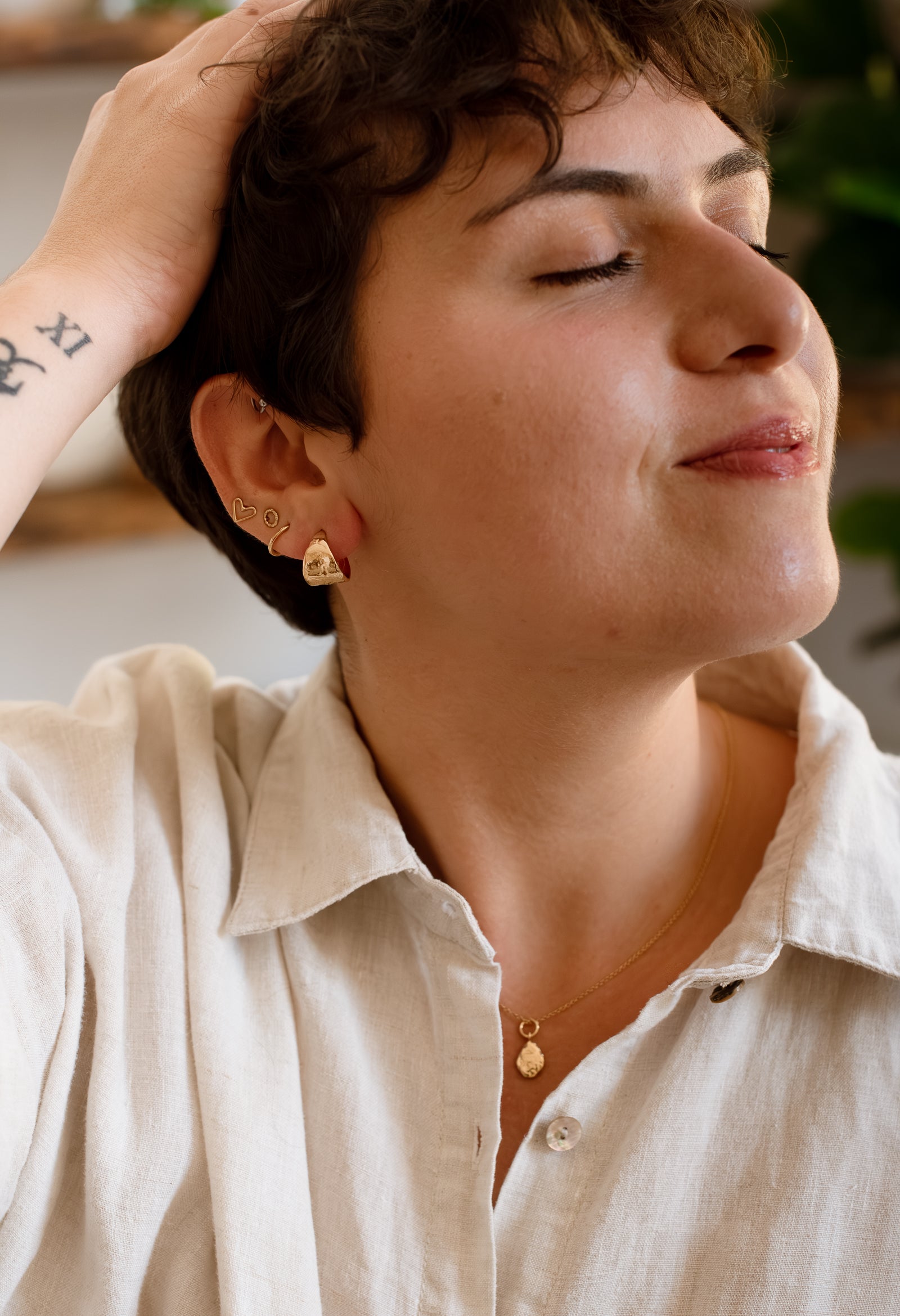 Anneaux texturés - PAULINE