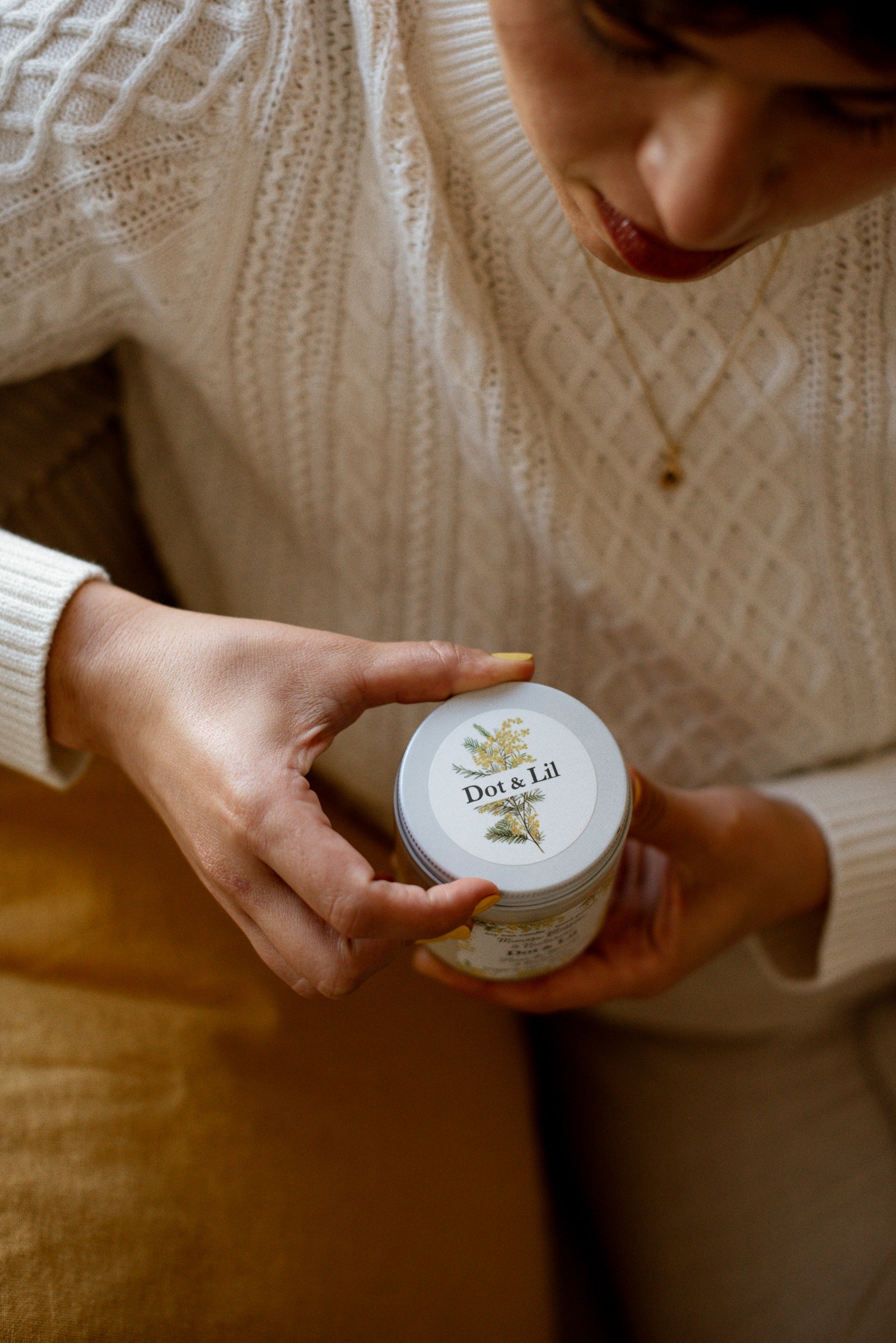 Bougie de soya - Mimosa & nectarine