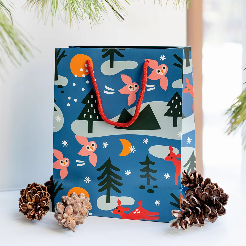 Hibou - Sac cadeau