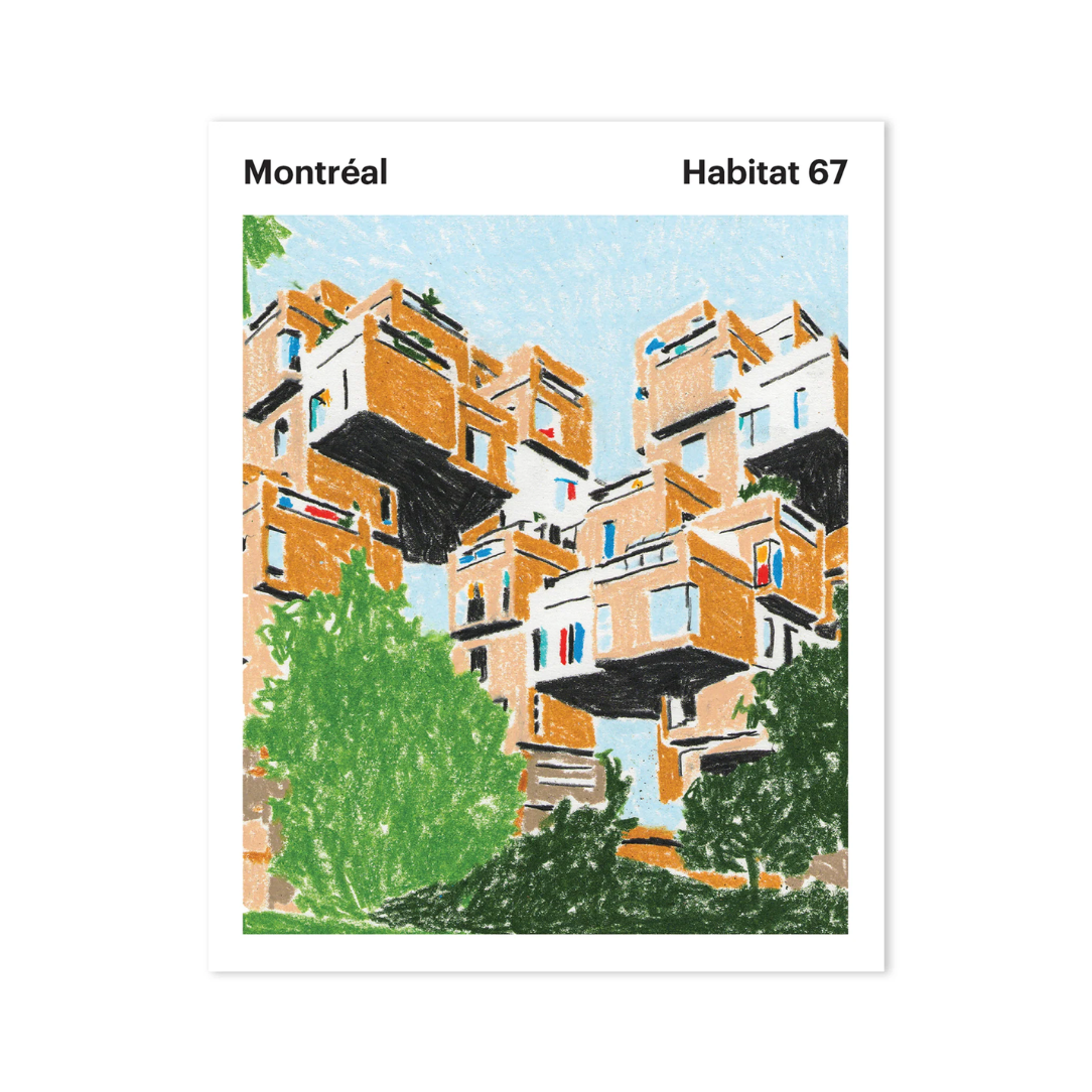 Habitat 67 - carte postale