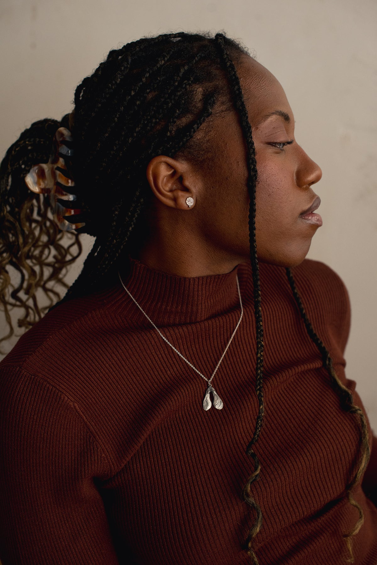 Collier Samare double