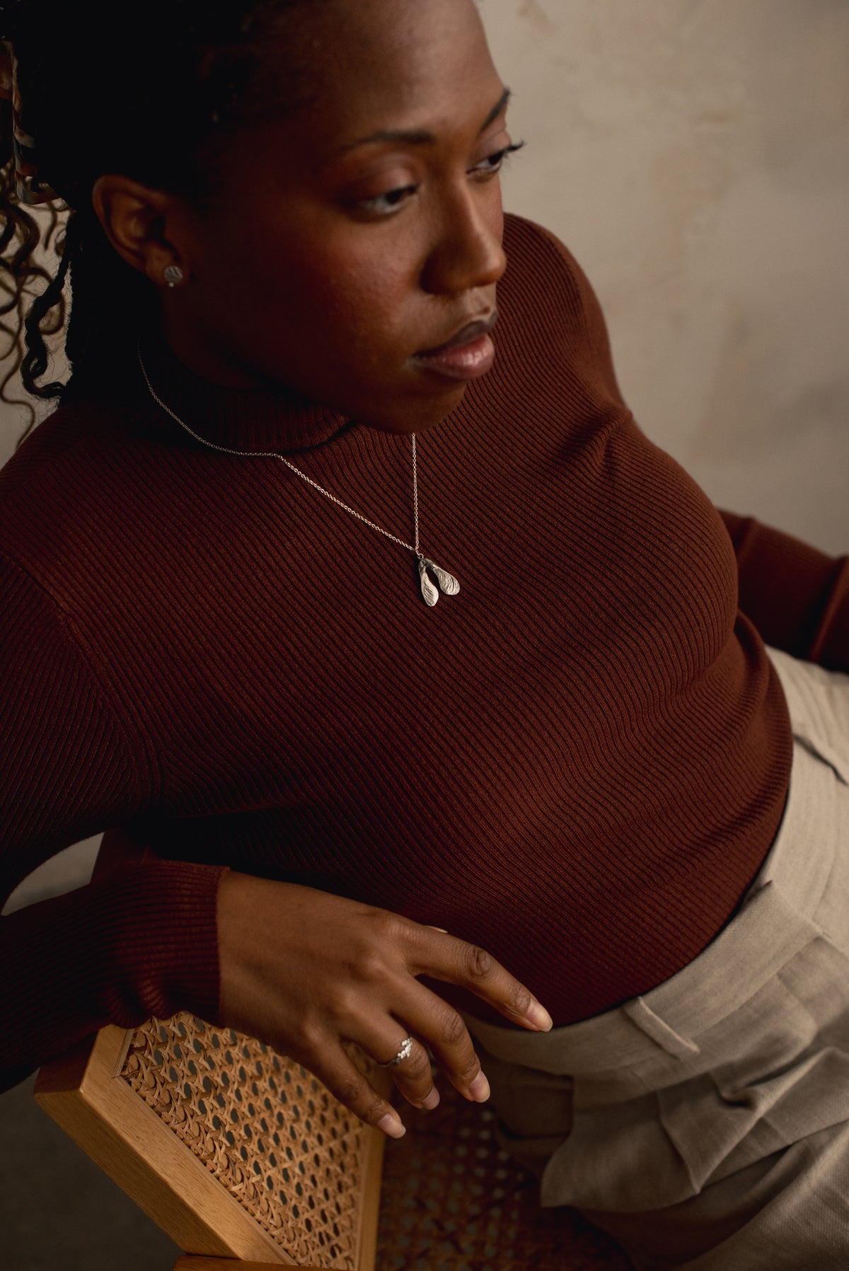 Collier Samare double