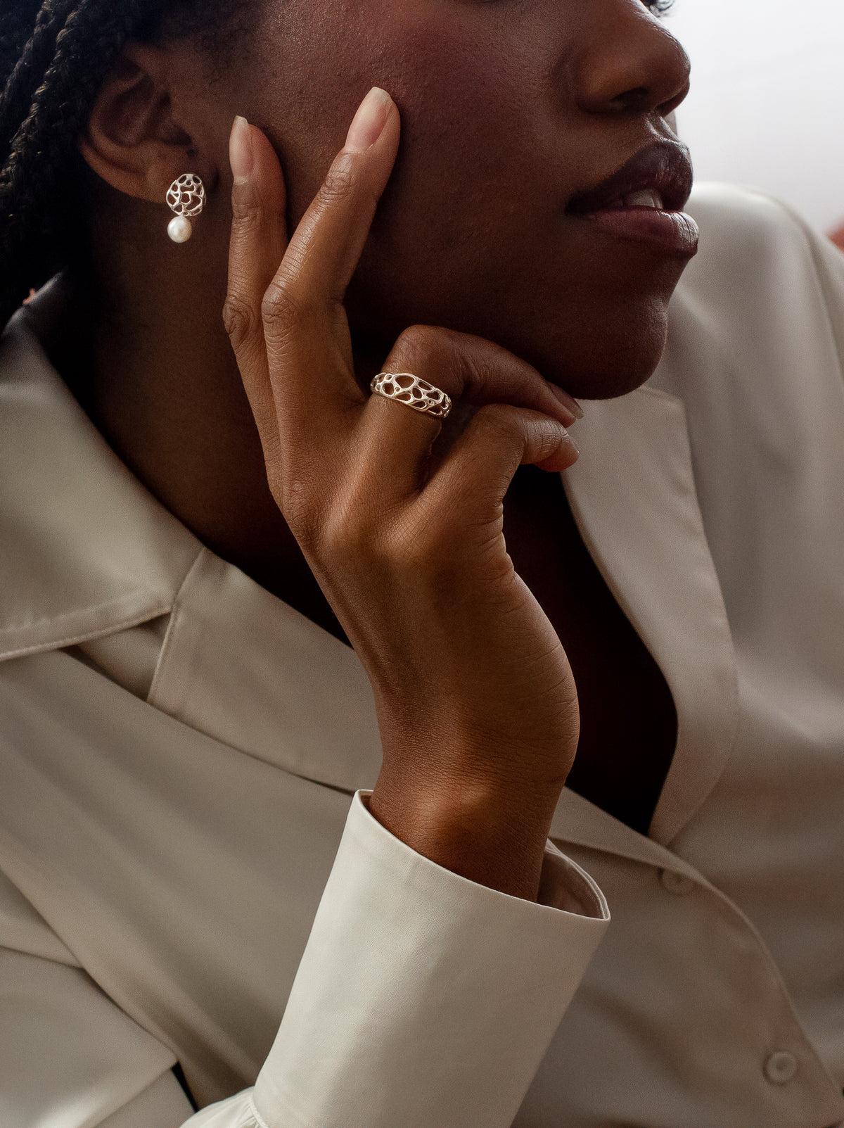 Boucles d'oreilles Onde