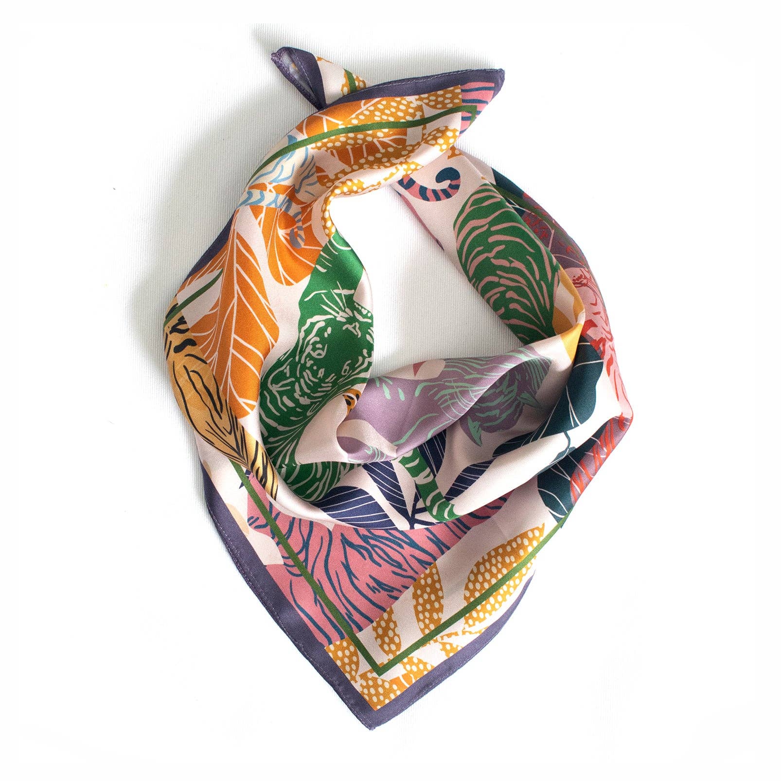 Foulard en soie Tigress 50
