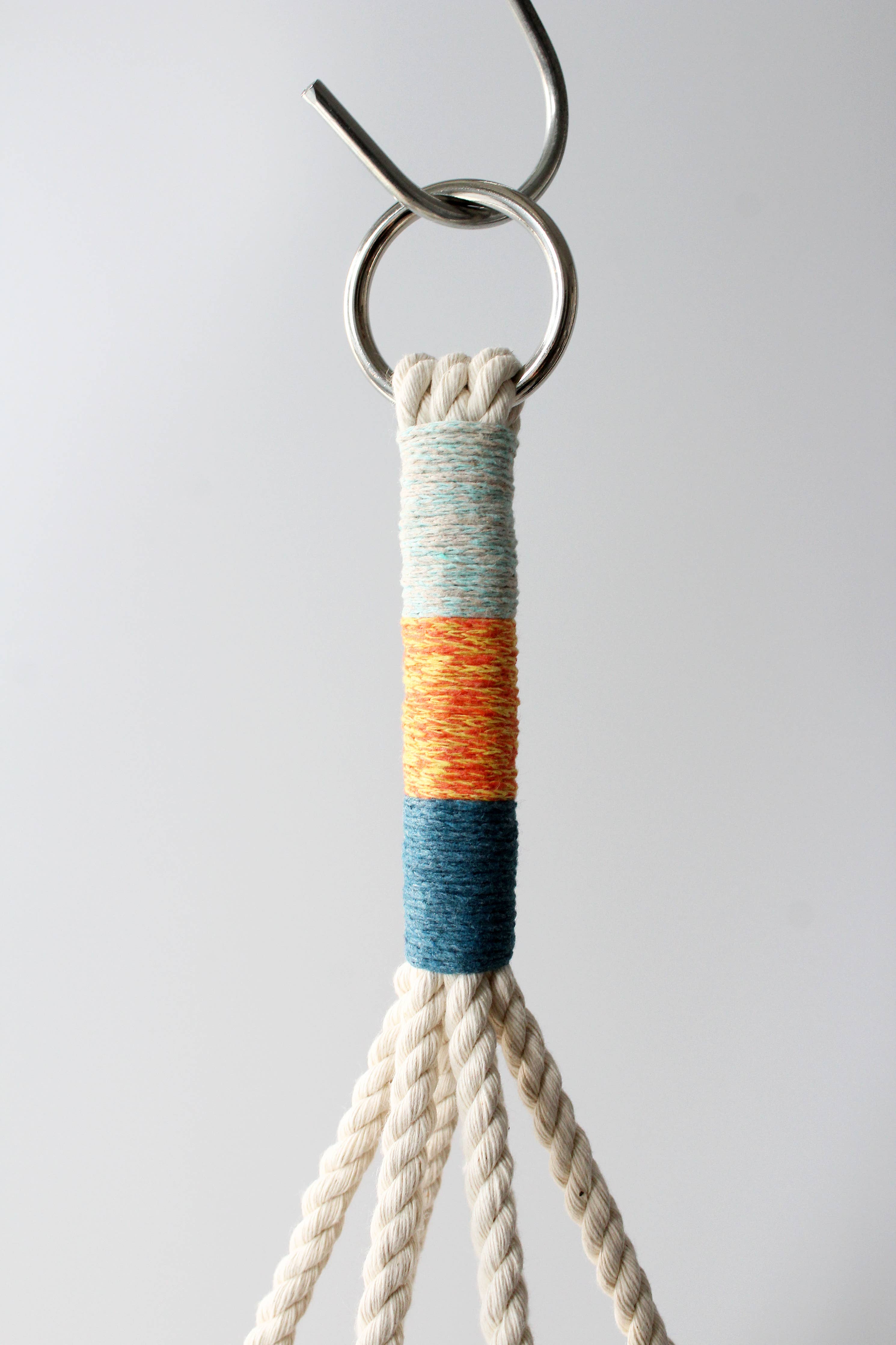 Suspension en macramé