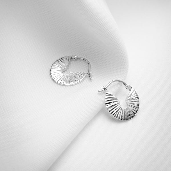 Boucles d'oreilles texturées DIA