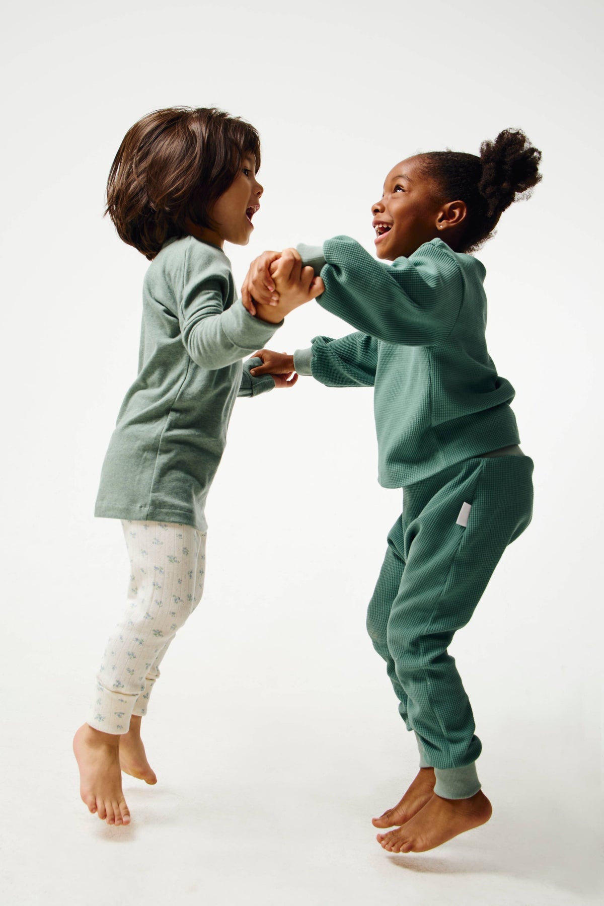 Chemise « Grandis avec moi » en laine | Verte