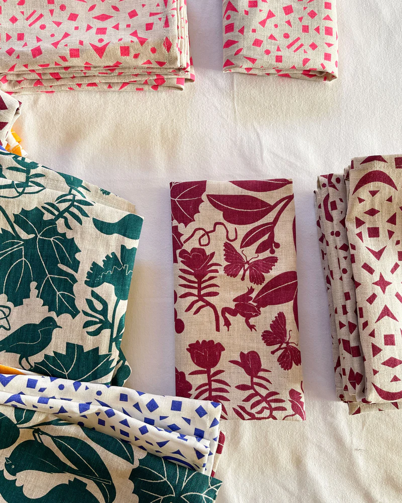 Vignoble - Duo de serviettes de table