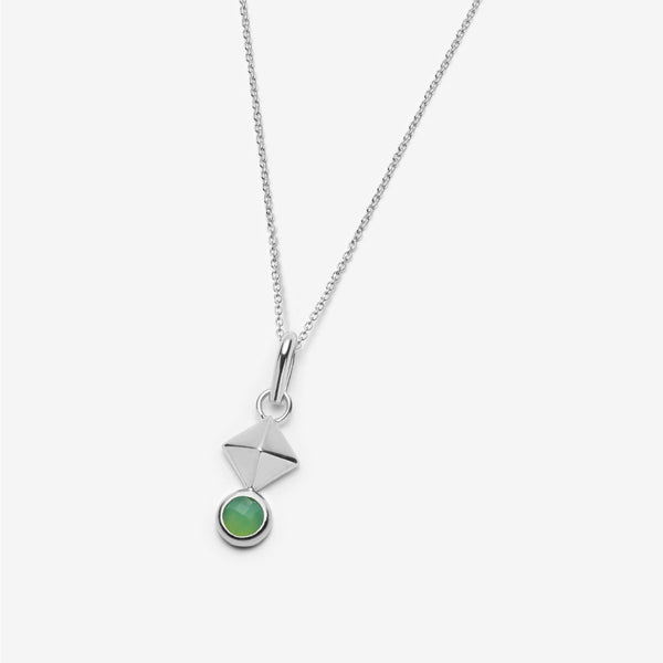 Collier RÊVEUSE (chrysoprase)