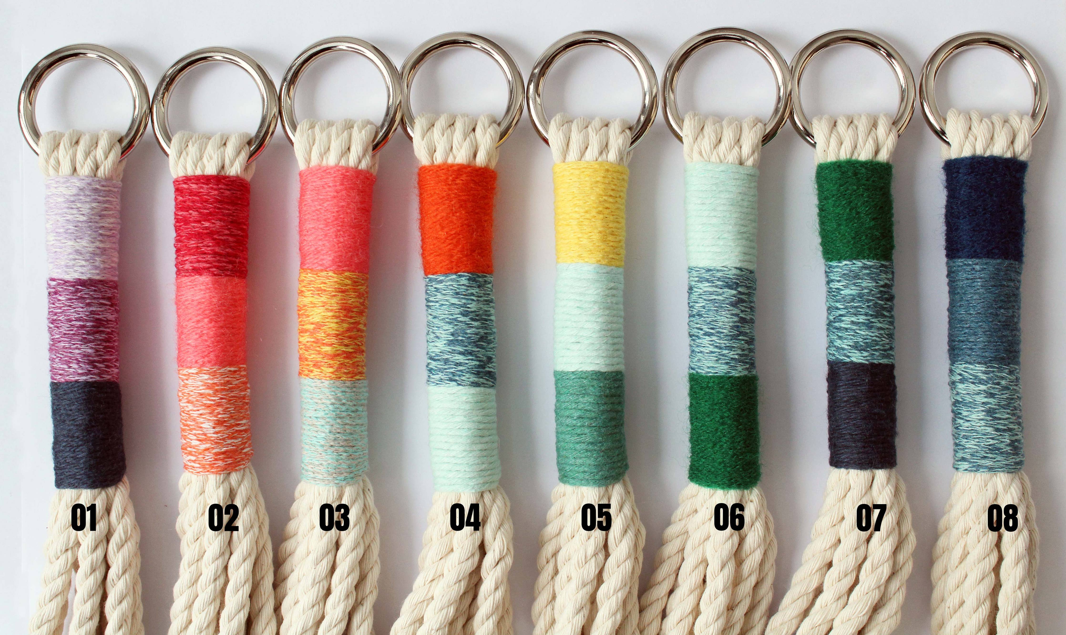 Suspension en macramé