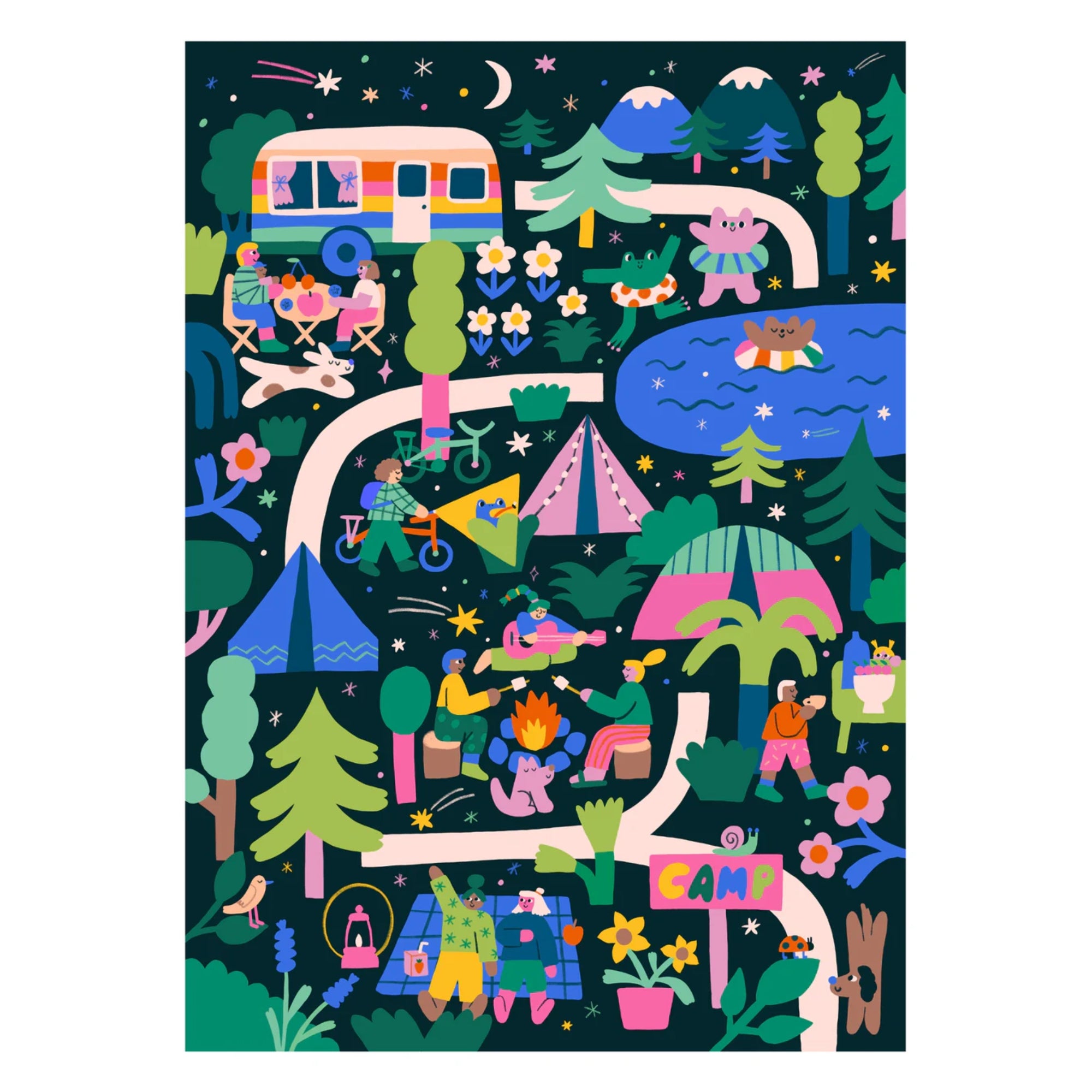 Casse-tête Camping des amis