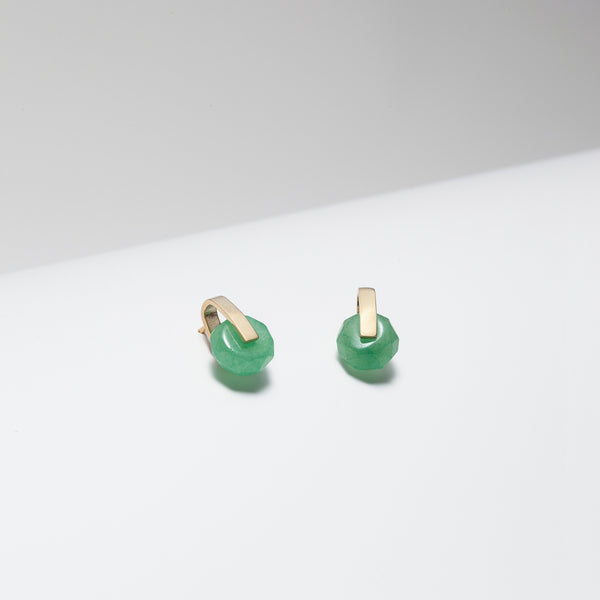 Boucles d'oreilles SELENE (plaqué or 14k)