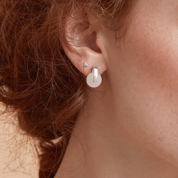 Boucles d'oreilles SELENE (argent)