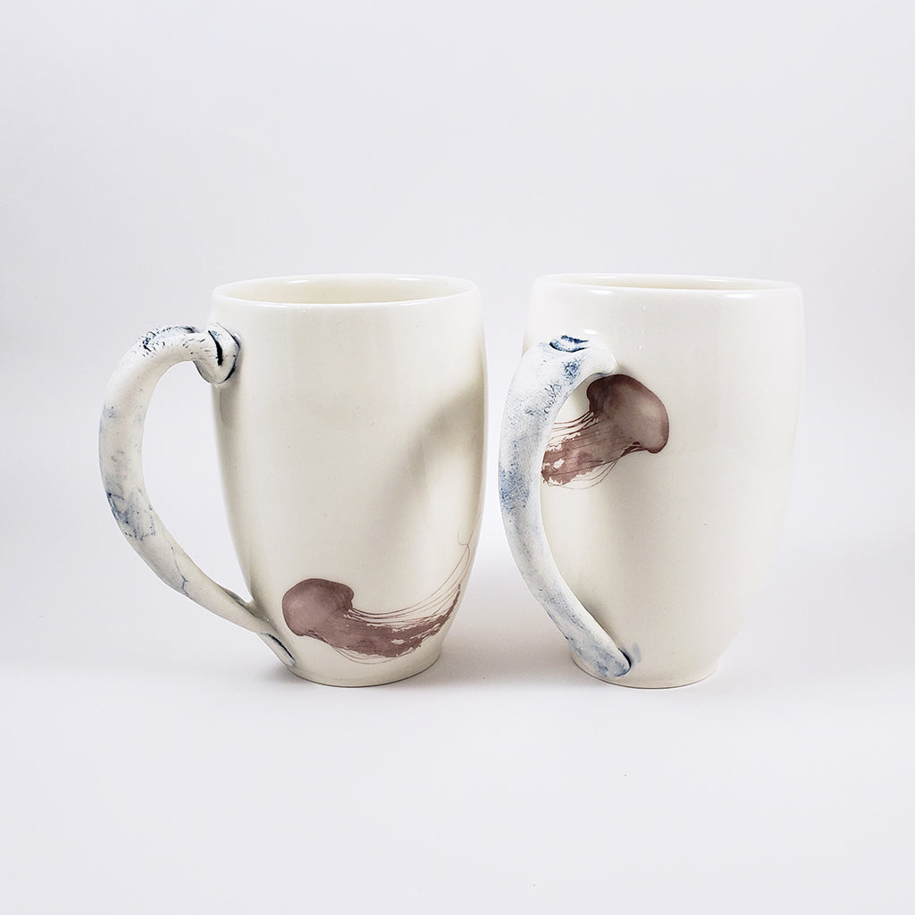 Grande tasse arrondie - méduse - Boutique Articho
