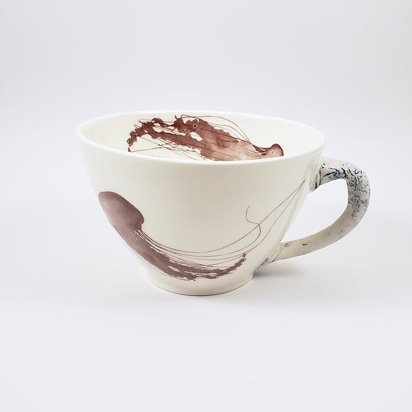 Tasse à café au lait - méduse