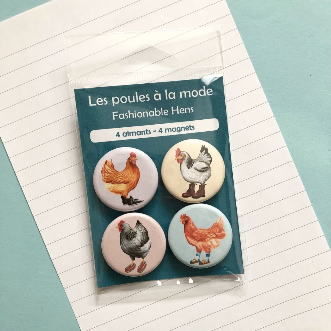 Aimants poules - Boutique Articho