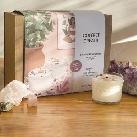 Kit De Fabrication De Bougies Parfumées - Ensemble Tout Compris Pour Adultes Et Enfants Comprend Cire Soja Huiles Parfum Es M Ches Teintures Pots Fondues