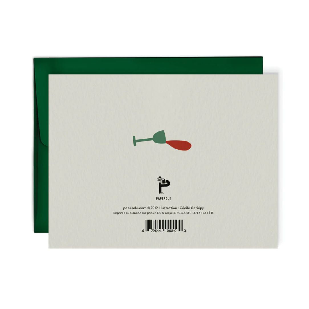 C'est la fête - carte de souhaits - Boutique Articho