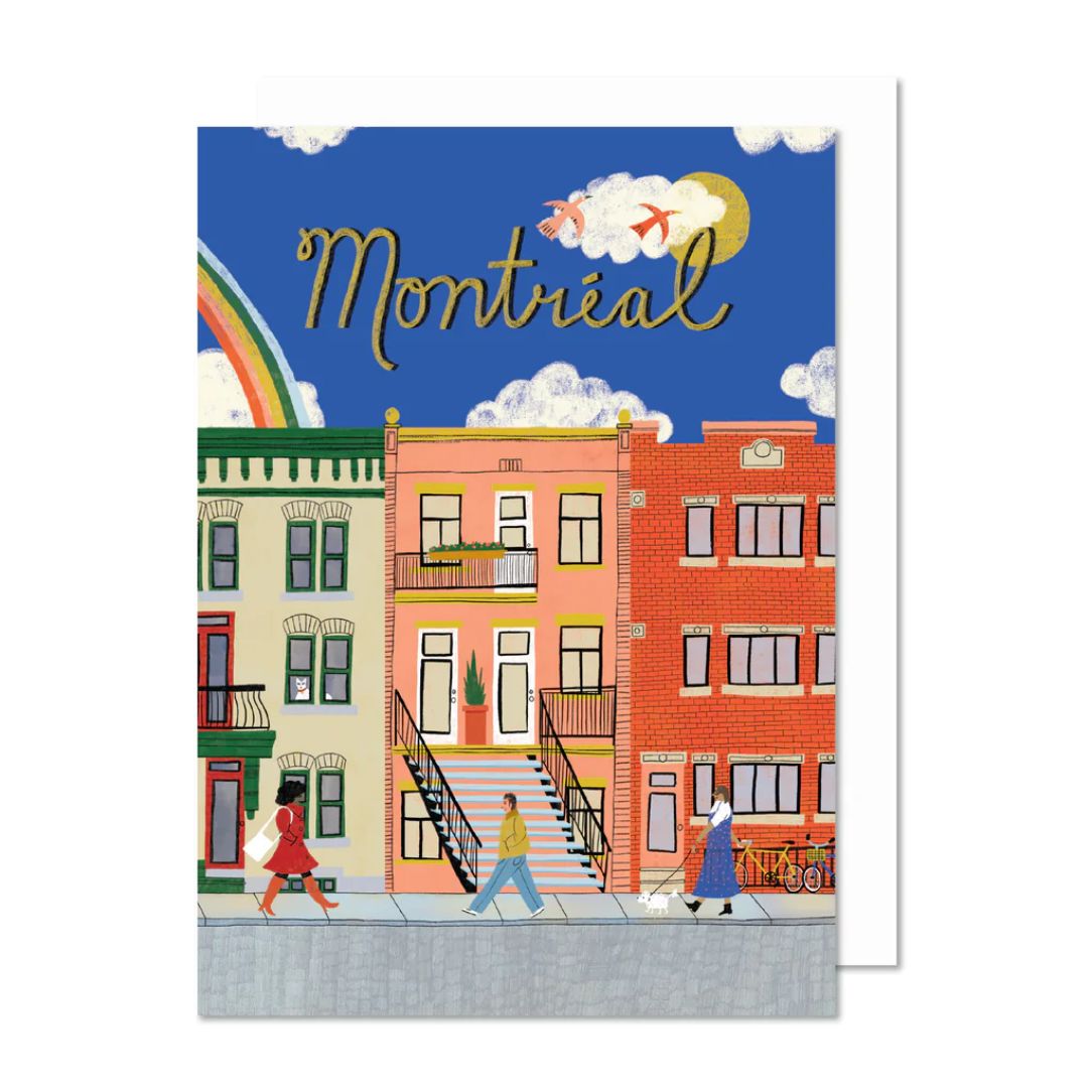 Rue de Montréal - carte de souhaits - Boutique Articho