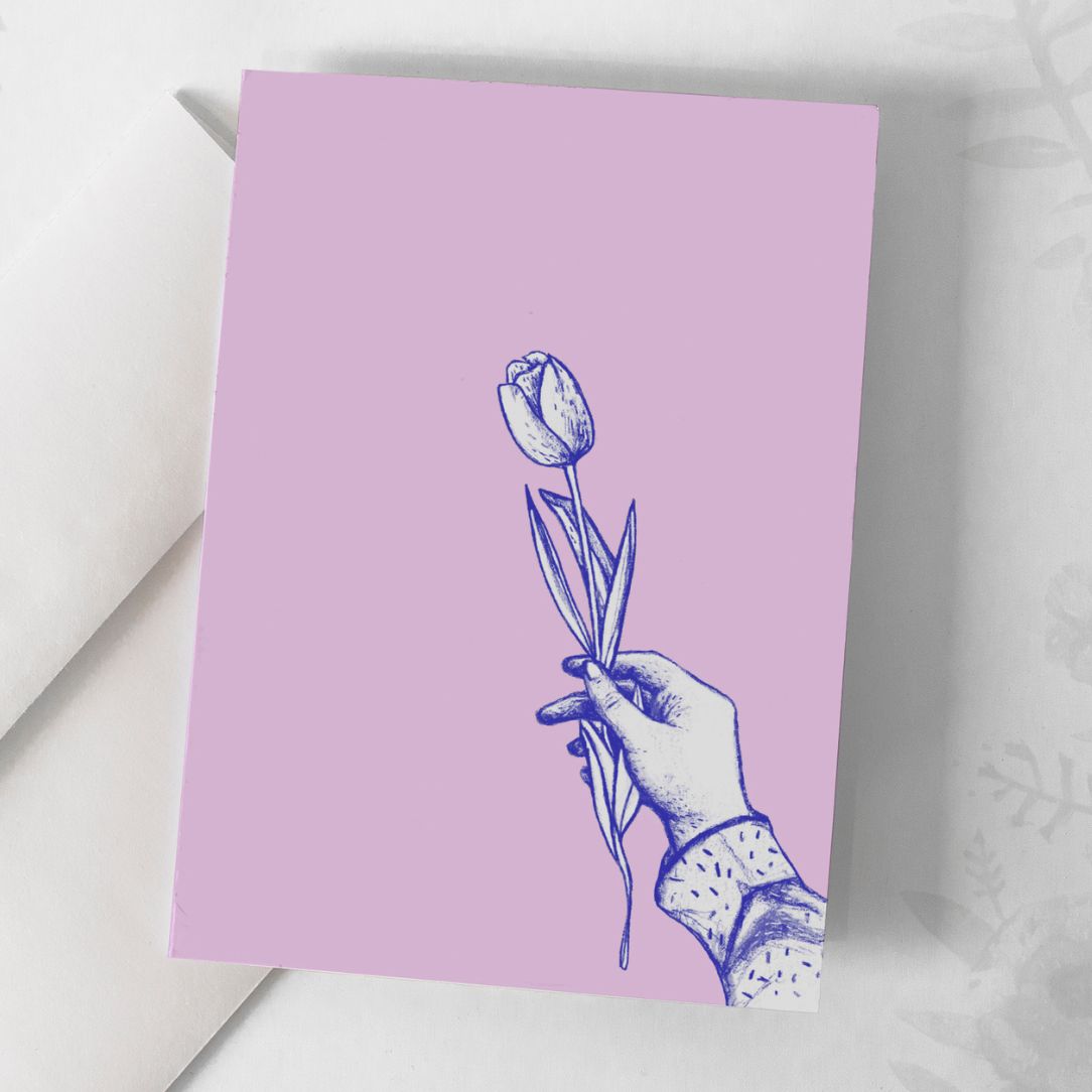 Carte de souhaits - Offrir une fleur - Boutique Articho