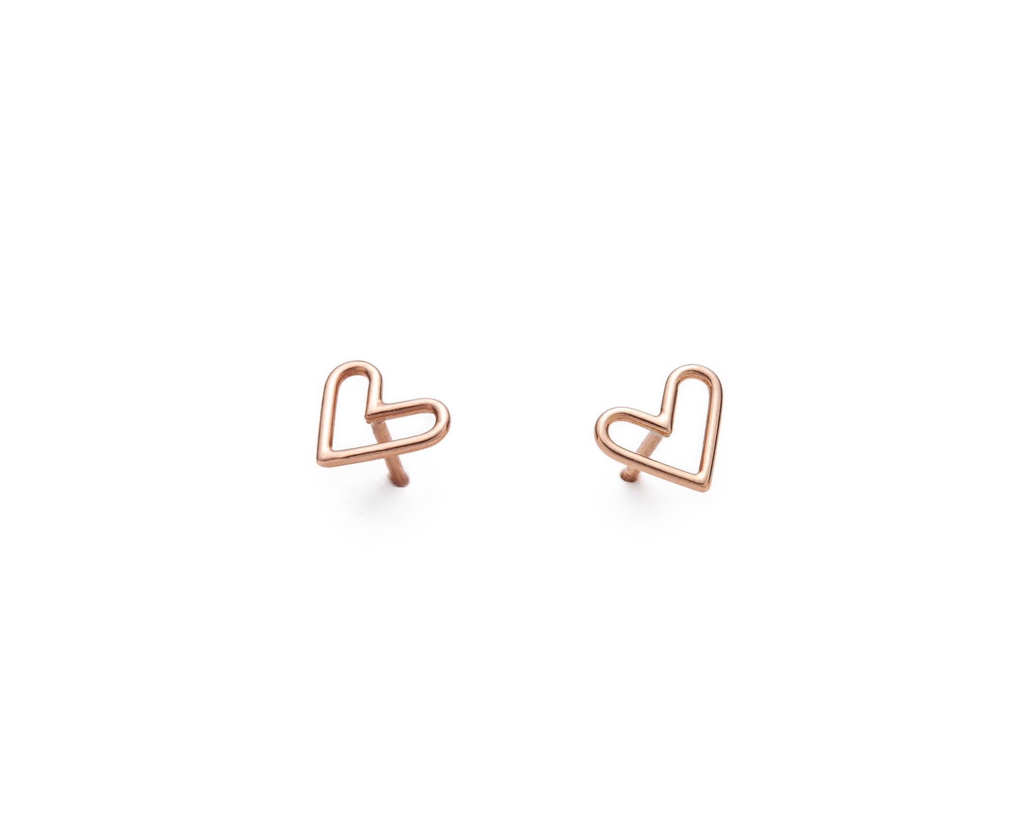 Boucles d'oreilles - Coeurs minimalistes - Boutique Articho