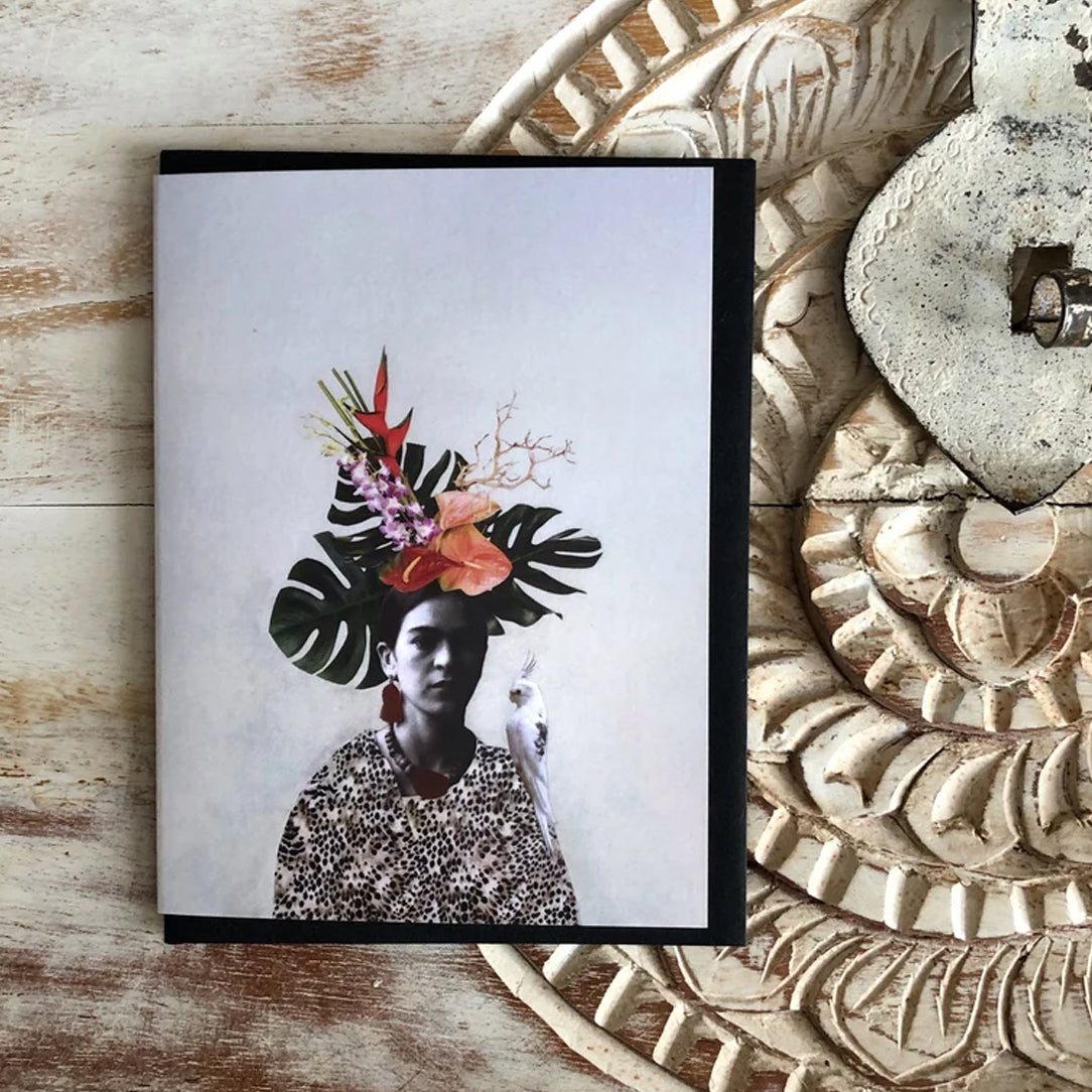 carte Frida tropicale III - cacatoes