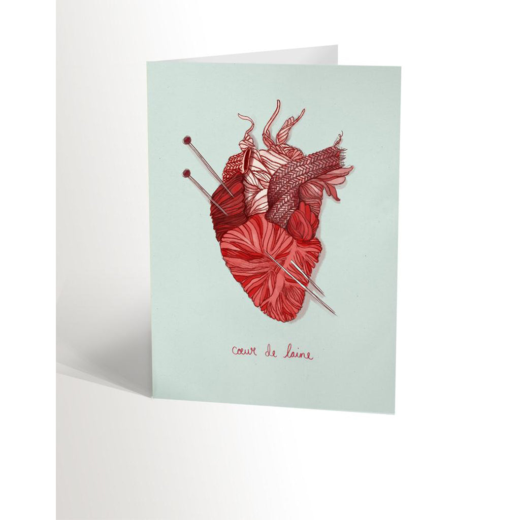 Carte - Cœur de laine - Boutique Articho
