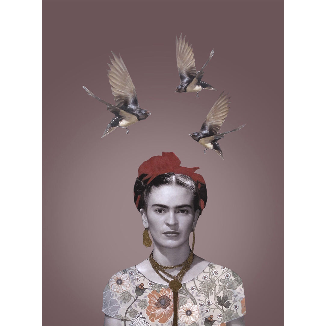 Affiche - Frida aux oiseaux